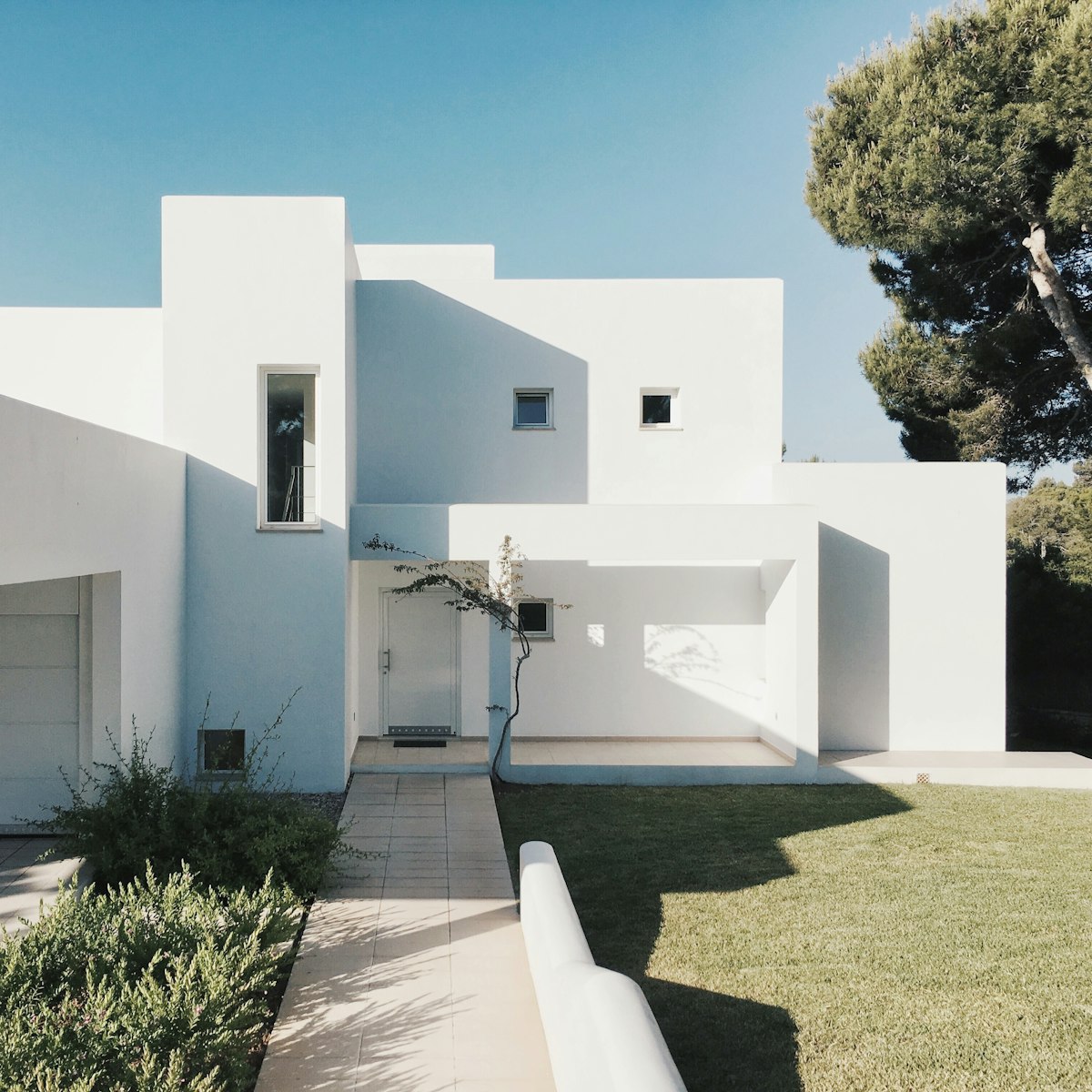 Minimalist White Home